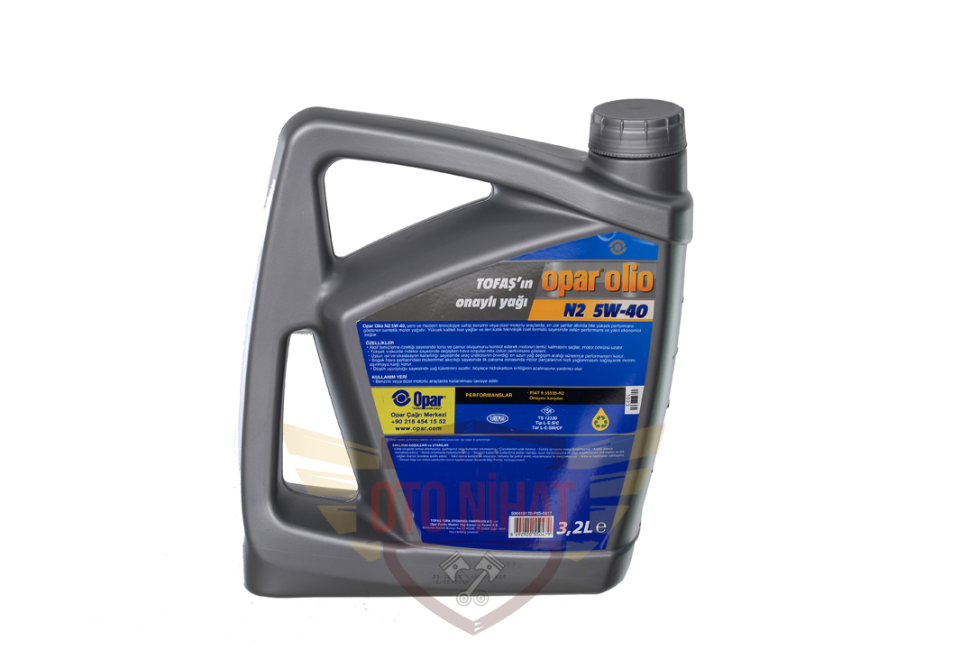 OPAR OLIO 5W40 MOTOR YAĞI 3.2 LT